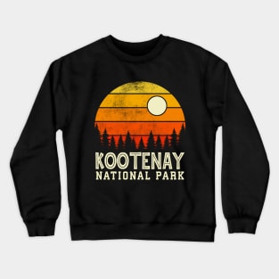 Kootenay national park retro vintage Crewneck Sweatshirt